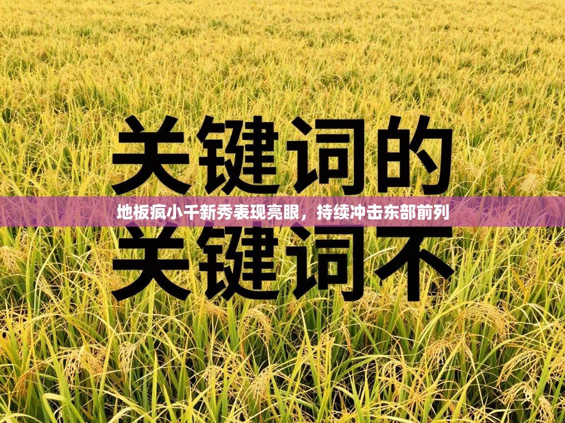 地板疯小千新秀表现亮眼，持续冲击东部前列