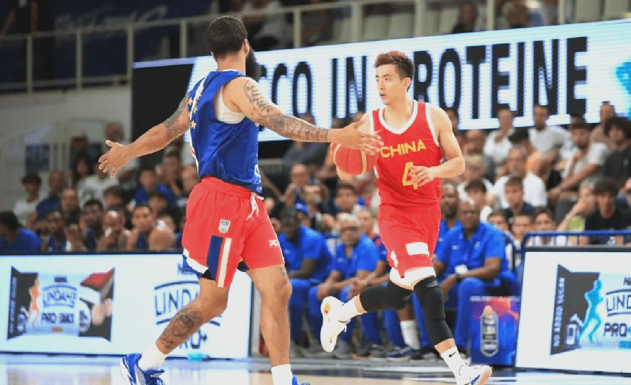 NBA球员带队参加中国篮球友谊赛